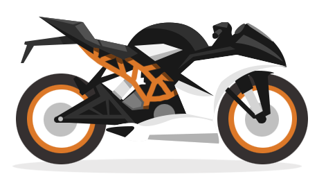Rider doing stunts on sport bike illustration, KTM 200 Duke Motorcycle  Drawing Car, cartoon motorcycle, sports Equipment, illustrator png | PNGEgg